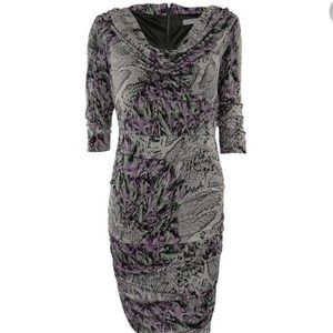 Marc New York Cowl Neck Ruched Jersey Dress - 6